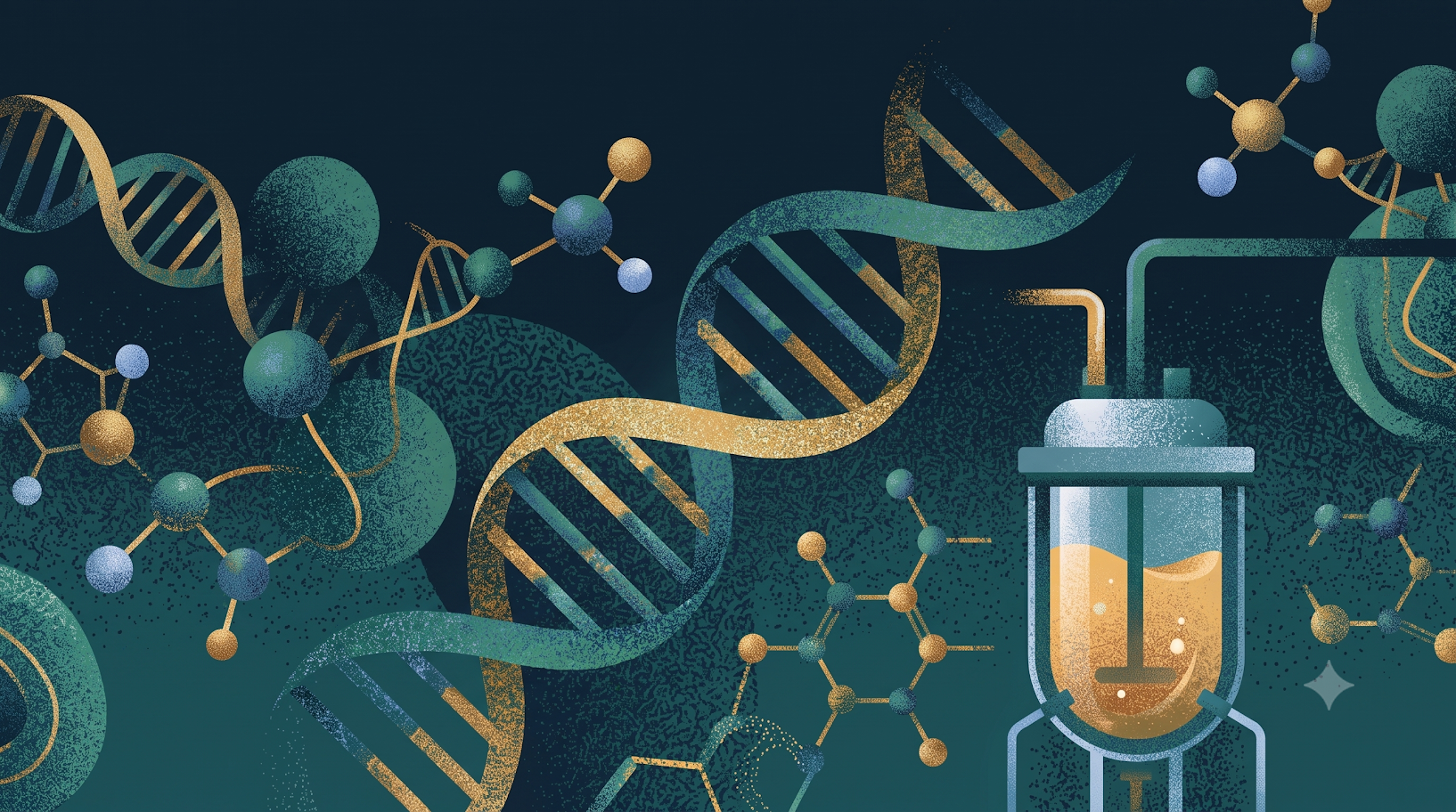 Abstract cell therapy illustration
